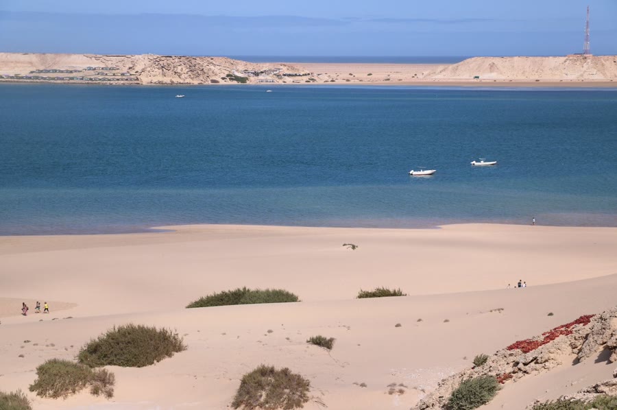 Lagune van Dakhla, Westelijke Sahara, Marokko